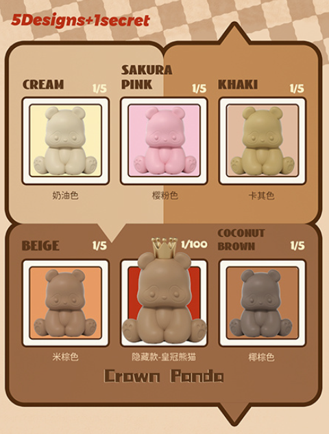 52Toys Sit Down Pandas Blind Box Series