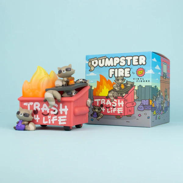 Dumpster Fire - Trash Panda Vinyl Figure