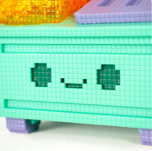 8-Bit Dumpster Fire Vinyl Figure