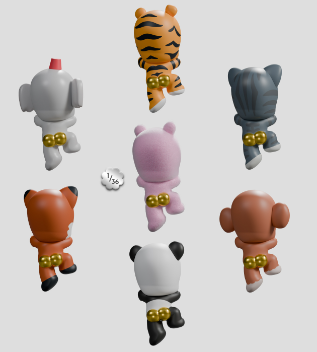 Tiny Shiny Hineys Peekers Blind Box