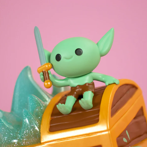 Wizard of Barge Dumpster Fire Vinyl Figure