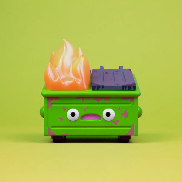 Dumpster Fire - Barfing Vinyl Figure