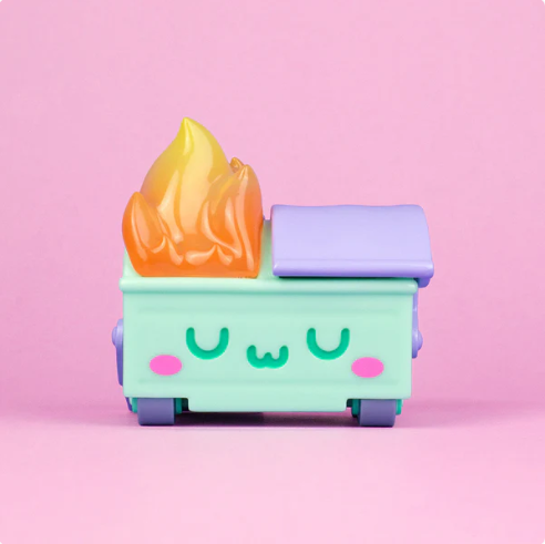 Dumpster Fire - UwU Edition Vinyl Figure by 100% Soft