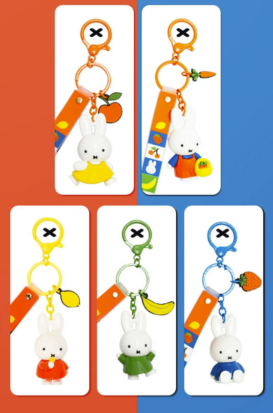 Miffy Fruit Keychain