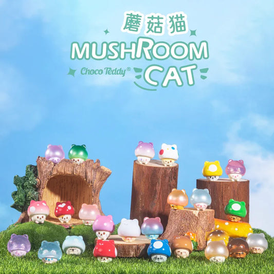 Mushroom Cat Blind Bag by Choco Teddy