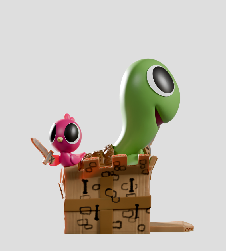 Box Turtle & Bird Blind Box