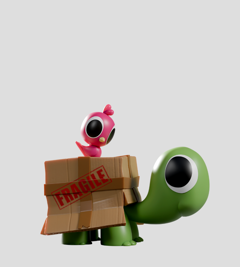Box Turtle & Bird Blind Box