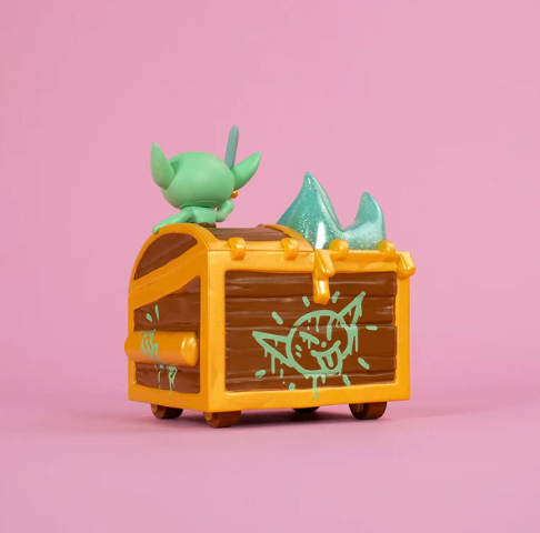 Wizard of Barge Dumpster Fire Vinyl Figure